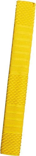 ND Sports Anti Slip Premium Quality Cricket Bat Grips Rubber Bat Grip Yellow, One Size