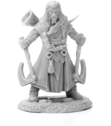 Reaper Miniatures Zenfis Zadar Wizard – 25mm Heroic Scale Figur Für Dark Heaven Bones, Witterungsbeständig