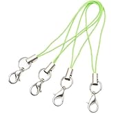 Wentoenapp 20 Pcs Mobile Phone Rope Strap Charm Lariat Lanyard with Lobster Clasp Cords, Cell Phone Charms, Car Keychain, for Cellphone/USB Drive/Keychain/DIY Jewelry Accessories