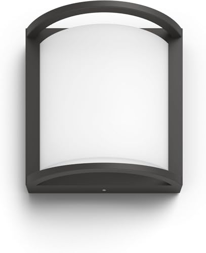 Philips myGarden Samondra Wall Lantern LED Light [Anthracite] Cool White 4000K For Garden and Patio