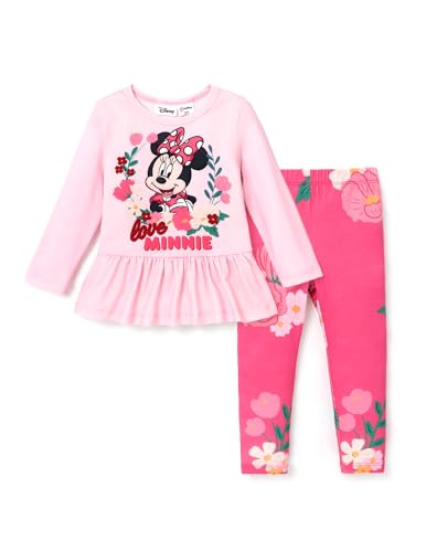 Disney Minnie T-Shirt Dress and Leggings Set