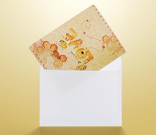 CUTPOPUP The Bees Love – 3D Anniversary Card, Wedding Anniversary Card, Birthday Card, Wedding Greeting Card, Gift Card, Original Gifts for Women (Bees Love) US8-LO146ES