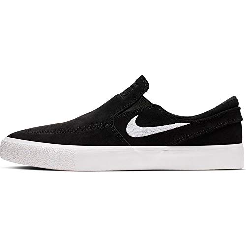 janoski slip on black white