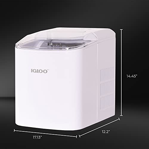 Igloo Iceb26Rr Automatic Portable Electric Countertop Ice Maker Machine