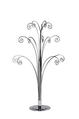 thumbnail image 2 of Creative Hobbies 20-Inch Ornament Display Tree - Bright Brass Plated, Holds 15 Ornaments - ORN 20T 2 of 6