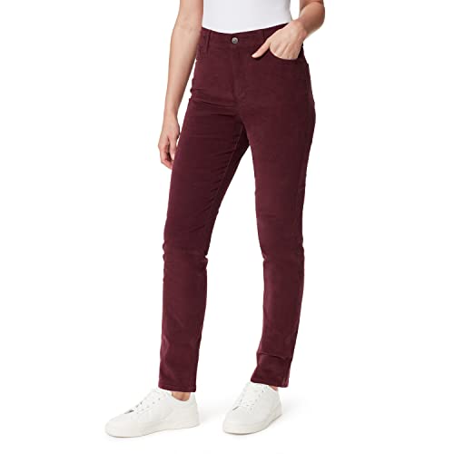 Gloria Vanderbilt Women's Amanda Corduroy Slim High Rise Pant