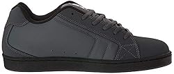 DC Men's Net XE Skate Shoe, Gray-Solid, 8.5 Medium US