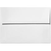 LUXPaper A8 Invitation Envelopes | Peel & Press | 5 1/2" x 8 1/8" | Bright White | 70lb. Text | 50 Qty