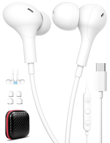 TOPAUX Wired Earbuds USB Type C Headphone for iPhone 18 Pro Max 17 at Amazon