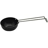 IMUSA USA 4.5" Hard Anodized Spice Heating Pan Tadka, Black