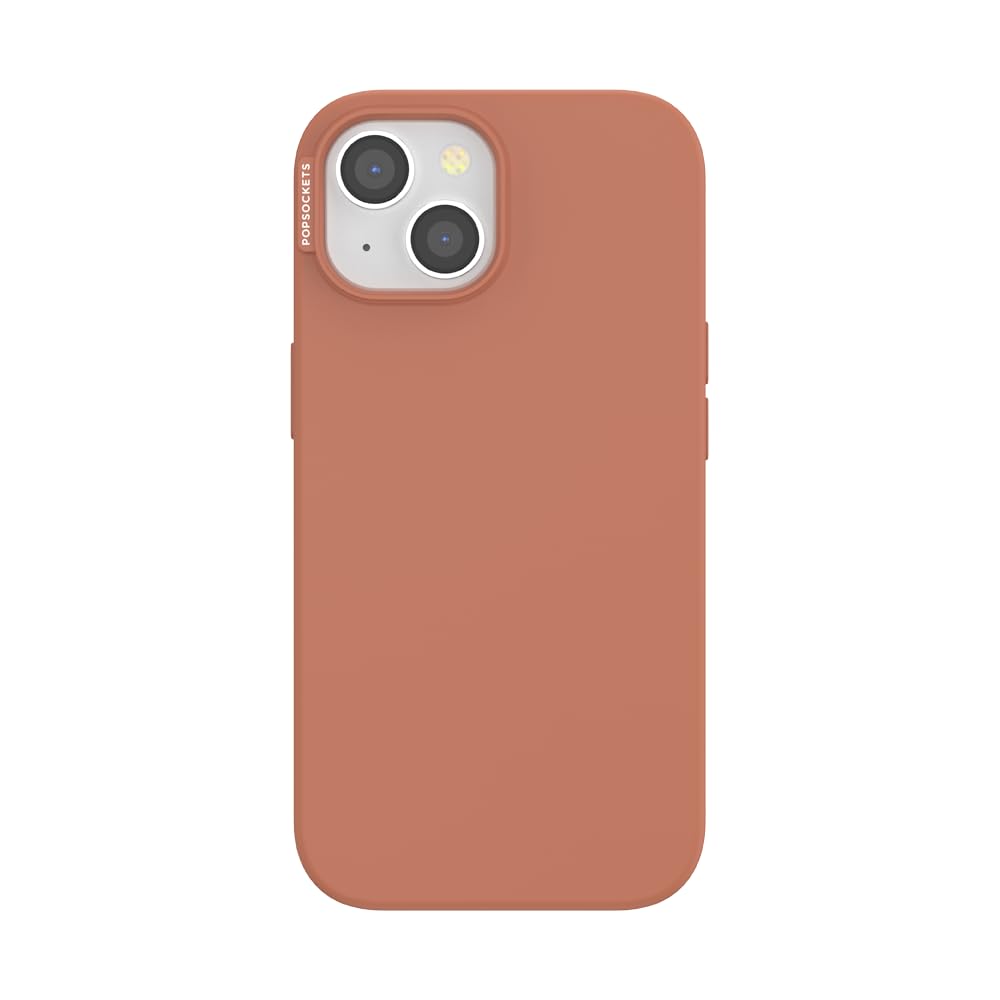 PopSockets iPhone 15 Case Compatible with MagSafe, Phone Case for iPhone 15, Wireless Charging Compatible, Case Only - Terra-Cotta — image 1
