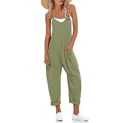 UNIANKIYA One Piece Jumpsuits for women V Neck