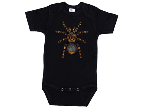 Ebenezer Fire Spider Onesie/Tarantula/Baby Arachnid Outfit/Cute Newborn Bodysuit