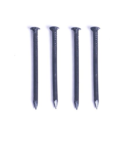Merriway BH04783 (50 Pcs) Hardened Picture Hook Pin with Plain Head, Blued 25mm x 1.6mm (1 inch x 1/16 inch) - Pack of 50 Pieces