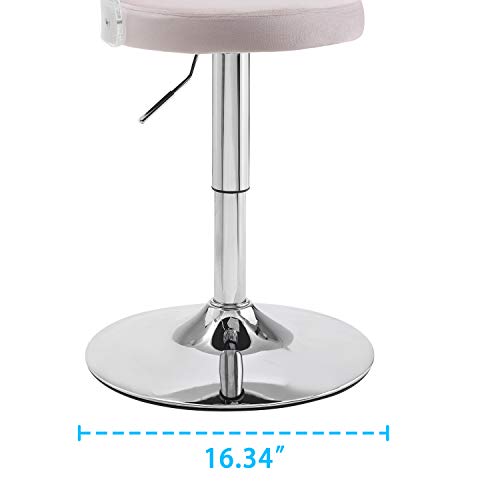 Art Leon Vanity Stool, Adjustable Height Swivel Makeup Vanity Stool