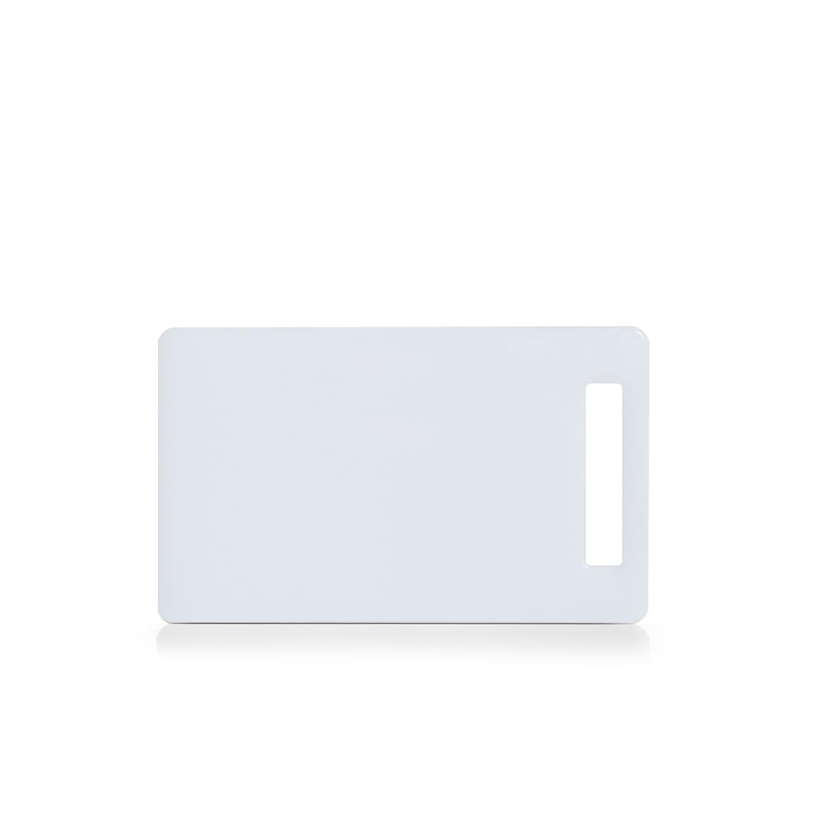 Zeller 26051 25 x 15 cm Chopping Board Plastic, White, Set of 2