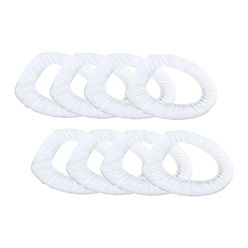 50pcs Toilet Seat Cushion Travel Toilet Portable Potty Travel Potty Public Gel Portable Potty Bathroom Lid Non Flushable Toilet Seats Potty Seat for Toilet White
