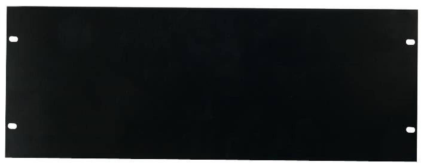 PULSE 19" Rack Blanking Panel – 4U Steel Rack Mount Cover with Black Powder‑Coated Finish & Reinforced Edging – RPP4