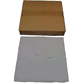 Chiropractic Headrest Papers with Face Slot in White Size: 12" x 12"