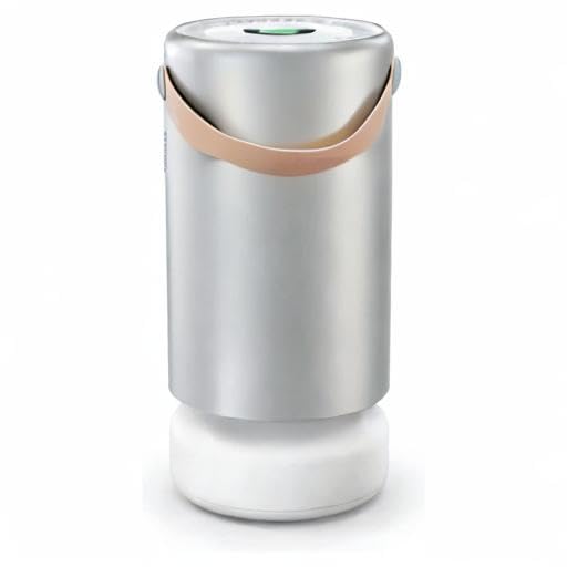 Molekule Air Pro Air Purifier - Purifies Rooms Up to 1000 Sq Ft with High Foot Traffic - FDA Cleared for Destruction of Viruses, Bacteria & Mold - Silver