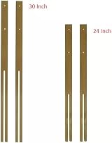 Just Accessories Universal Headboard Struts Pair 76cm 61cm Slotted Pre Drilled view 2