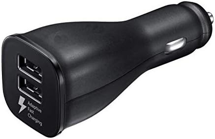 Adaptive Fast Car Charger Compatible Vertu Signature Touch 4.7" and More, JULAM Dual Port USB Car Adapter 15W Output Quick Charge QC 3.0 Adaptive Fast Charging （Black