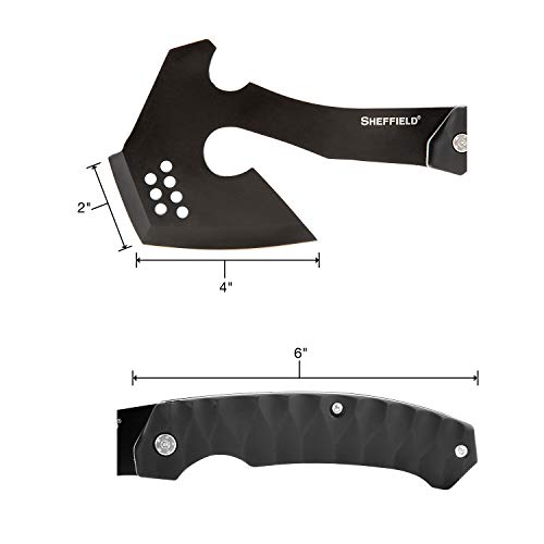 Sheffield 12153 Standoff Tactical Tomahawk with Sheath, Survival