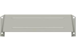 Solid Brass Mail Slot Hood For Open Back Plates Satin Nickel. Mail Slot For Door.