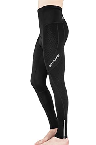 Dinamik Men's Long Bike Pants Light, Ankle Length Gel Padded