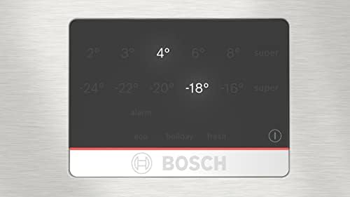 Elettrodomestici KGN397ICT Serie 4, Frigo-congelatore combinato da libero posizionamento, 203 x 60 cm, inox-easyclean