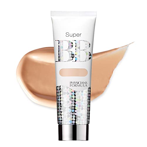 Physicians Formula Super BB Cream All in 1 Beauty Balm Foundation Cream SPF 30, Light | Dermatologist Tested, Clinicially Tested