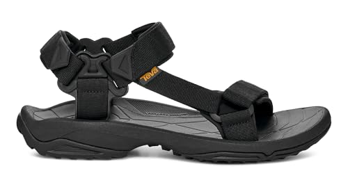 Teva Mens Terra Fi Lite Hiking Sandals, Black, 6 UK