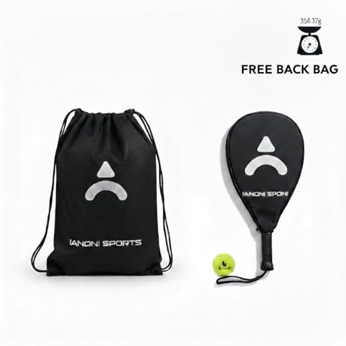 Premium Padel Racket, 100% Carbon Fiber