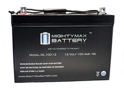 Mighty Max Battery 12V 100AH Battery for Solar Wind DEEP Cycle VRLA 12V 24V 48V Brand Product