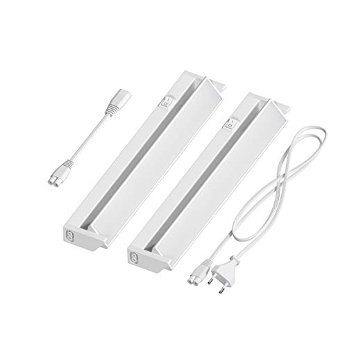 ledscom.de LED Unterbau-Leuchte LIWO 35cm, schwenkbar, je 476lm, warmweiß 2er Set