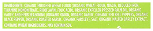 365 BY WHOLE FOODS MARKET, ORGANIC GARLIC AND HERB WATER CRACKERS, 4.4 OUNCE