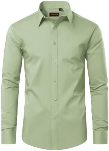Amazon.com: Hi-Tie Mens Casual Lime Green Long Sleeve Dress Shirts Elastic Solid Cotton Button Down Work Shirt Formal Tops Daily : Clothing, Shoes & Jewelry Amazon.com: Hi-Tie Mens Casual Lime Green Long Sleeve Dress Shirts Elastic Solid Cotton Button Down Work Shirt Formal Tops Daily : Clothing, Shoes & Jewelry