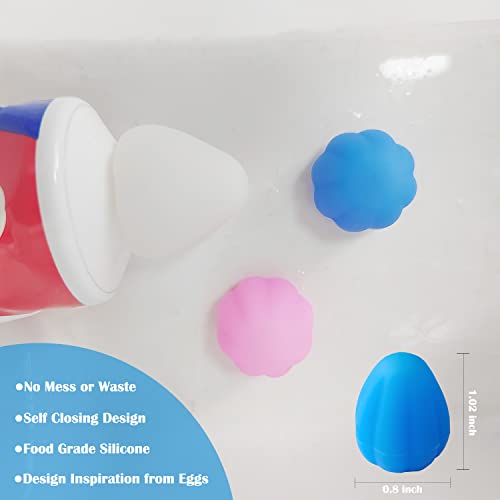 EasyHonor Toothpaste Cap, Self Closing Toothpaste Squeezer,Toothpaste