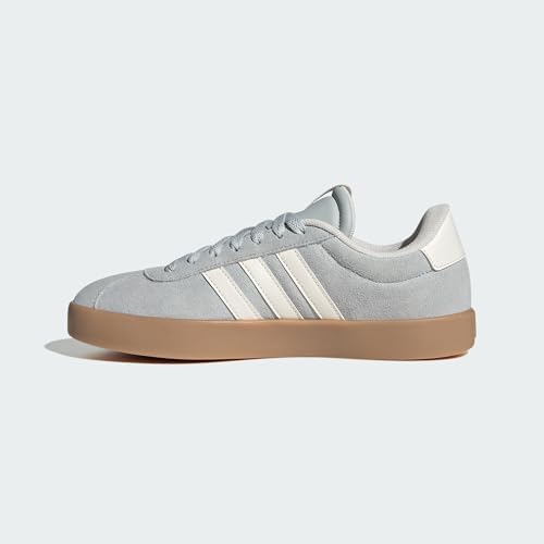 Damen VL Court 3.0 Shoes, Wonder Silver/Off White/Gum, 36 2/3 EU