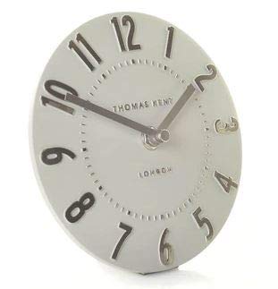 Thomas Kent Mulberry Design Silver Cloud Mantel Clock - 6" London