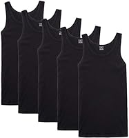 YOUCHAN (5er Pack Unterhemd Herren 100% Baumwolle Tank Top Feinripp Muskelshirts alle Größen und Farben