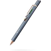 TRUE Scrybe Bolt Multitool Pen - Gray | 8-in-1 Multitool with Ballpoint Pen, Bubble Level, 2 Micro Screwdrivers, Glass Breaker, Scribe, Box Opener, Adjustable Clip