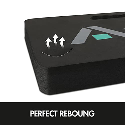 HAUSHOF Thick Kneeling Pad, Garden Kneeling Cushion for Gardening, Comfortable Memory EVA Foam Mat for Work, Planting, Yard Work, Prayer, Yoga, Mechanic, Baby Bath,17 x 11 x 1.5 Inch, Black