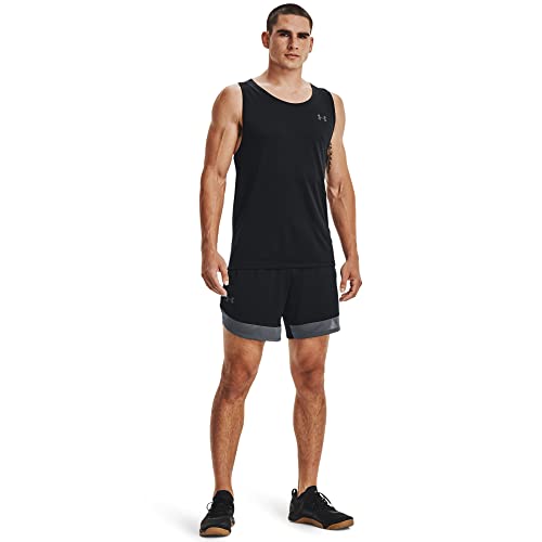 Under Armour Men's Tech Tank Top Black (001)/Pitch Gray
