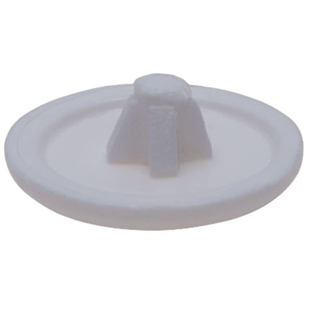 Keple White Plastic Сap Сovers for Screw with Phillips, Pozidriv, Square-X Head Cover Screw Caps Plastic for Screw Self Tapping Screws Pack of 100. Size - 12mm