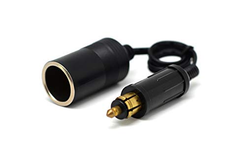 Cliff-Top Extended Hella(Din) to Standard Cigarette Lighter Adapter