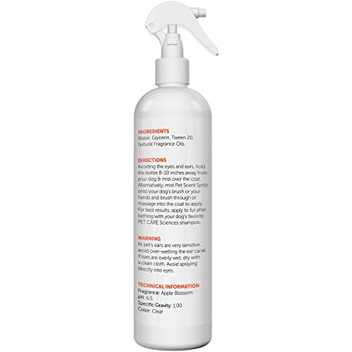 PET CARE Sciences Pet Scent Spritz, Dog Freshening Spray, Clean Apple