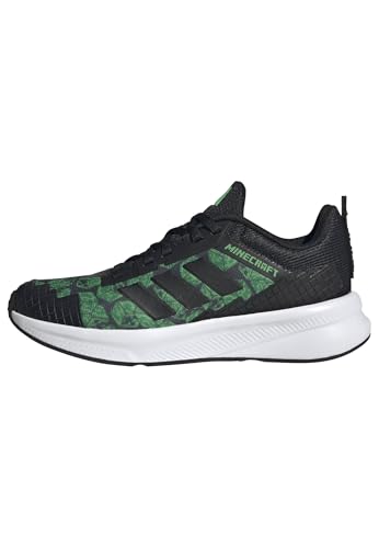 adidas Unisex Kids Minecraft Fortarun 4.0 Shoes Junior Black 6.5