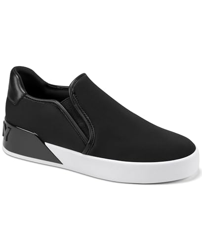DKNY Women's Marta Slip On Sneaker, Black, 8.5