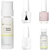 Dazzle Dry Full System Kit - Peacefully Me - A sheer pale pink with warm undertones. (5 Piece Kit)